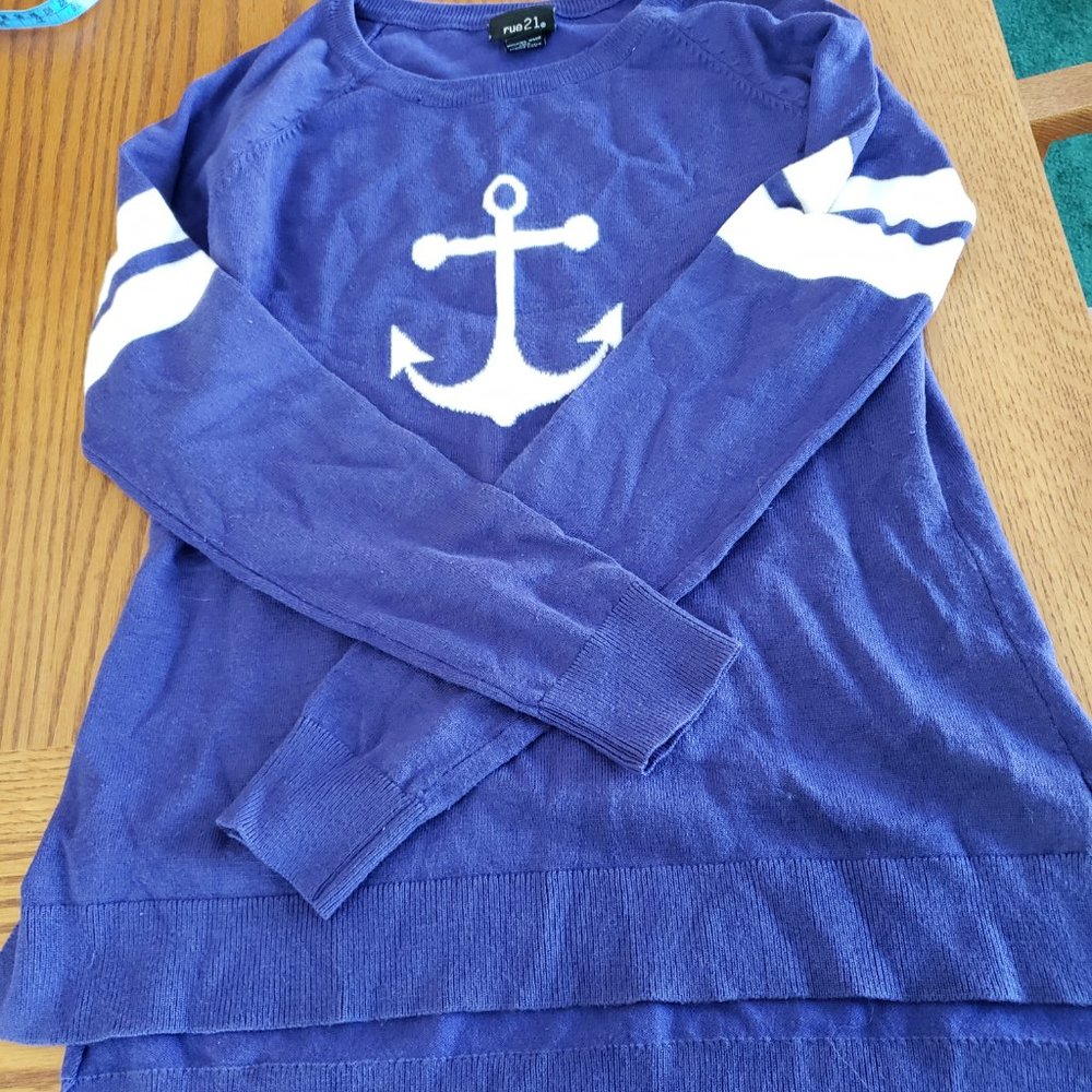 Rue 21 Junior's Anchor Top *BUY 1 GET 1 50% OFF*